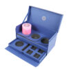 Blue Double-Layer Candle Gift Box with Foam Drawer Insert Blue Double-Layer Candle Gift Box with Foam Drawer Insert