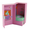 Double-Door Cosmetic Gift Set Box with Round Display Insert Double-Door Cosmetic Gift Set Box with Round Display Insert