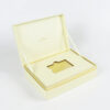 Ivory VIP Card Rigid Presentation Box with Gold Foil Logo Ivory VIP Card Rigid Presentation Box with Gold Foil Logo