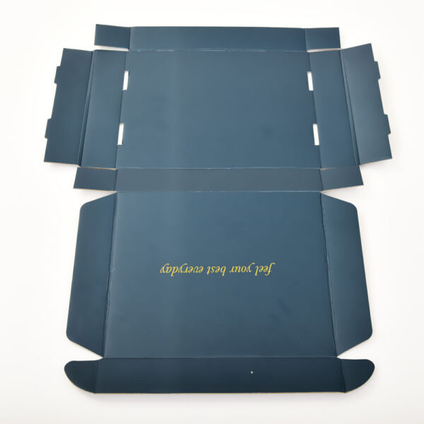 Luxury Apparel Mailer Packaging Box with Gold Foil Logo Luxury Apparel Mailer Packaging Box with Gold Foil Logo