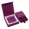 Luxury Cross Jewelry Rigid Gift Box with Drawer Pouch Set Luxury Cross Jewelry Rigid Gift Box with Drawer Pouch Set