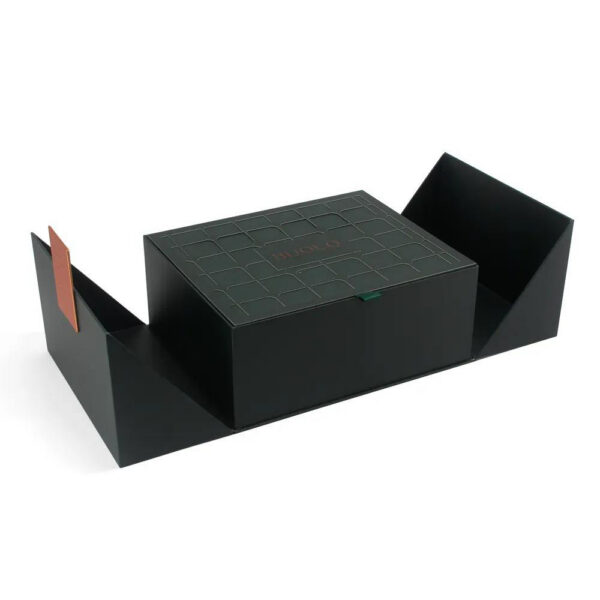 Luxury Double-Door Rigid Beauty Gift Box with Foil Logo