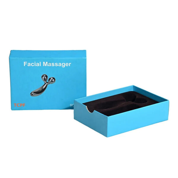 Printed Facial Massager Drawer Box with Black Foam Insert Printed Facial Massager Drawer Box with Black Foam Insert