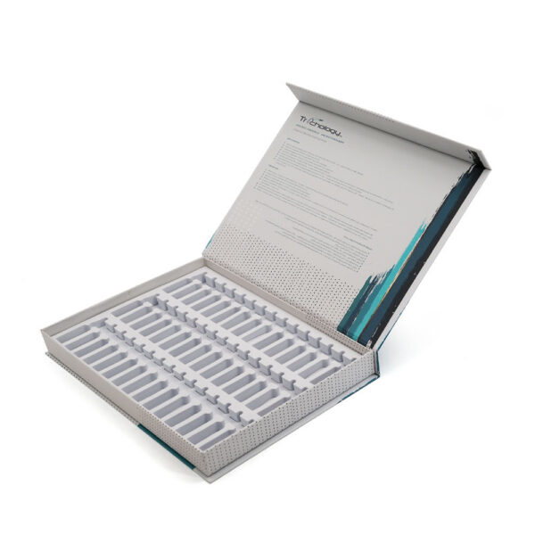 Printed Rigid Hair Serum Ampoule Box with Molded Insert