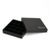 Rigid Chocolate Gift Box with Logo Printed Grid Inserts Rigid Chocolate Gift Box with Logo Printed Grid Inserts