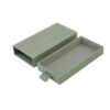 Sage Green Drawer Rigid Gift Box with Ribbon Pull Handle