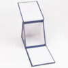 Triangular Rigid Textile Gift Box with Full-Color Print Triangular Rigid Textile Gift Box with Full-Color Print